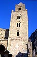 Tour de faade de la cathdrale de Cefal, Sicile, XIIe s. Photo Melo Minnella