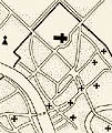 Plan of York in 1100