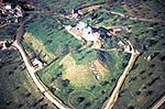 Moat and bailey castle, La Fert-Saint-Samson (Seine-Maritime, canton de Forges-les-Eaux)