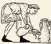 Man using a jug