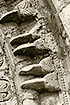 Beak heads on the south door of  Stillingfleet church (N.Yorkshire). (Photo P.Ottaway)