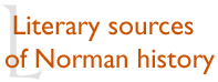 Literary sources of Norman History