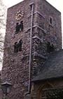 Anglo-Saxon tower of St Michael's church Oxford which stood at the north gate of the town and formed part of the defences [Photo: Patrick Ottaway]