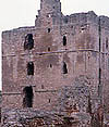 The 12th century keep at Norham Castle, Northumberland