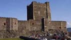 Carrickfergus Castle (County Antrim, Northern Ireland), Norman keep in the centre [Northern Ireland Tourist Board]