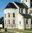 Abside de l'abbatiale Saint-Georges-de-Boscherville, XIIe s. (Seine-Maritime).
