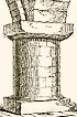 Une colonne de l'abbaye de Westminster, Londres