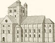 Cathédrale deYork commencée par l'archevêque Thomas de Bayeux en 1089. 