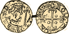 Penny d'argent du roi David d'Ecosse, dessin