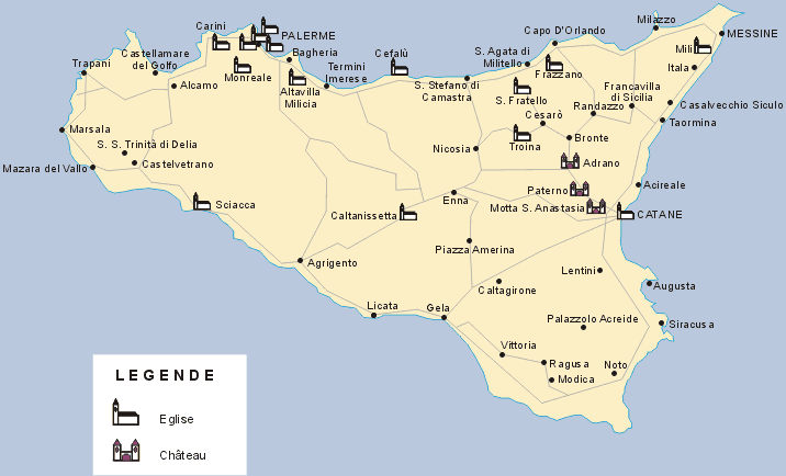 Le royaume normand  de  Sicile 