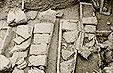 Scavi di un cimitero merovingio, parrocchia, Saint-Martin, Caen, VIImo sec.
