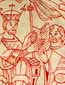 Iniziale illustrata delle "Gesta Normannorum ducum" di Guglielmo da Jumiges. L'autore  rappresentato mentre consegna al duca il manoscritto dell'opera redatta verso il 1071-1072. Copia del XII  s. eseguita da Orderic Vital. BM Rouen.