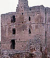 Il maschio, del XII secolo, del castello di Norham (Northumberland)